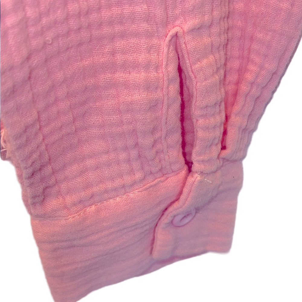 ee:some Casual Pink Textured Over Shirt, SZ Small - Picture 11 of 11